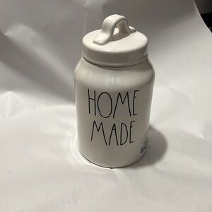 Rae dunn home made canister. Medium size